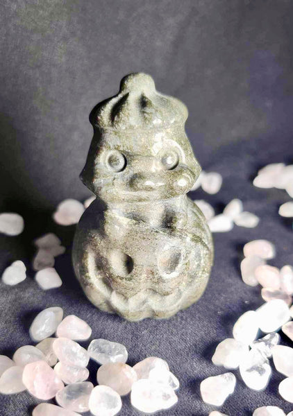NEW!!! Halloween Pyrite Pumpkin Ghost Carving