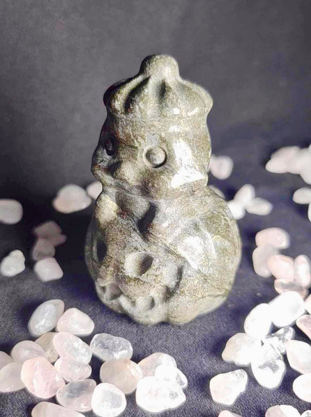 NEW!!! Halloween Pyrite Pumpkin Ghost Carving