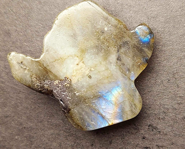 Mini Labradorite Angel Pocket Crystal