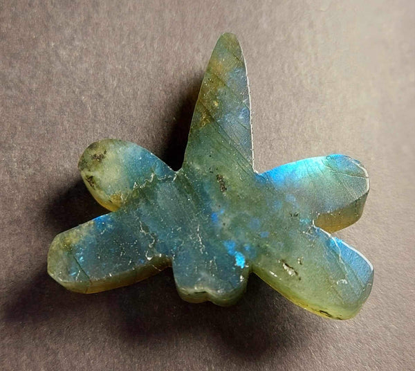 Labradorite Dragonfly Carving