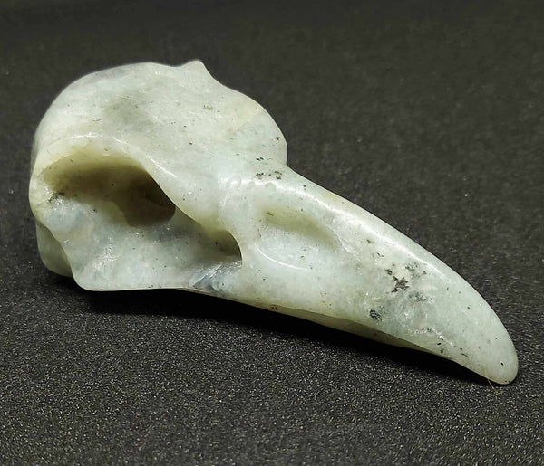 NEW!!! Labradorite Crow Skull Carving