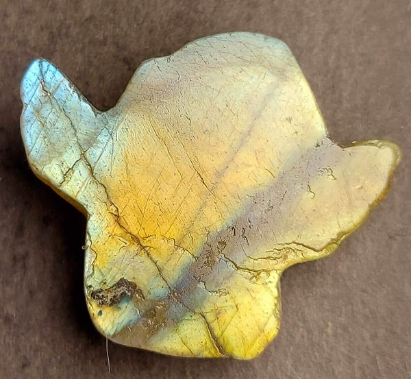 Mini Labradorite Angel Pocket Crystal