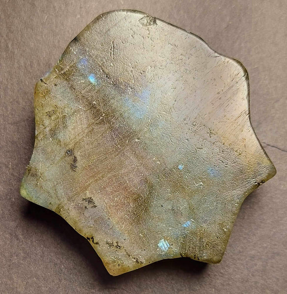 NEW!!! Labradorite Spider on Web Carving