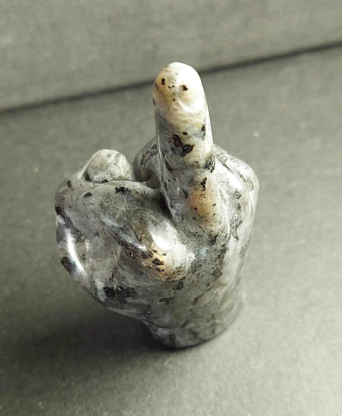 NEW!!! Middle Finger Crystal Carving