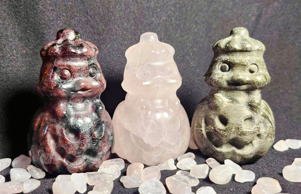 NEW!!! Halloween Rose Quartz Pumpkin Ghost Carving