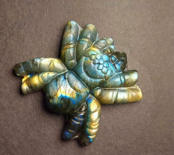 NEW!!! Labradorite Spider Carving