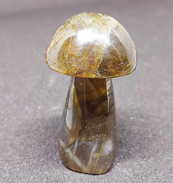 NEW!!! Labradorite Mushroom Carving