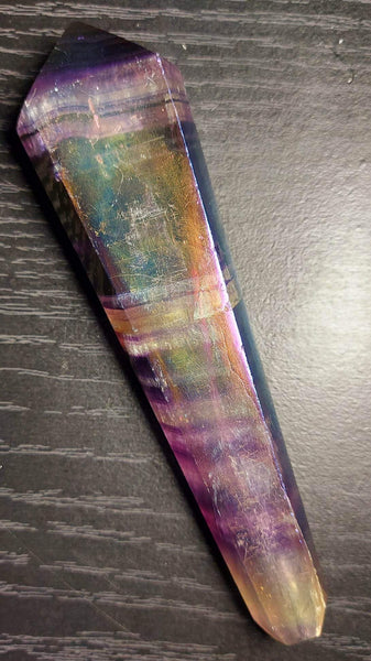 NEW!!! Aura Rainbow Fluorite Aromatherapy Pipe