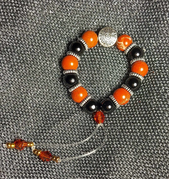 NEW!!! Red Jasper & Onyx Empathy Beads