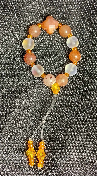 NEW!!! Strawberry Quartz & Mermaid Glass Empathy Beads