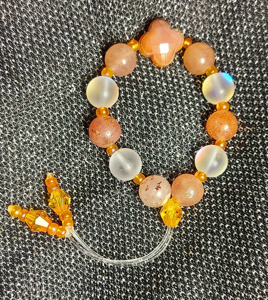 NEW!!! Strawberry Quartz & Mermaid Glass Empathy Beads