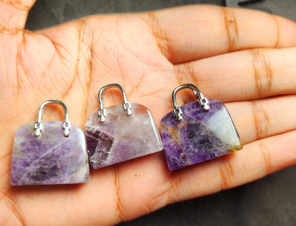 Amethyst Crystal Pocket Purse
