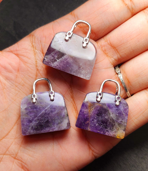 Amethyst Crystal Pocket Purse