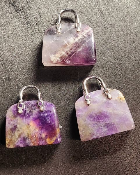Amethyst Crystal Pocket Purse