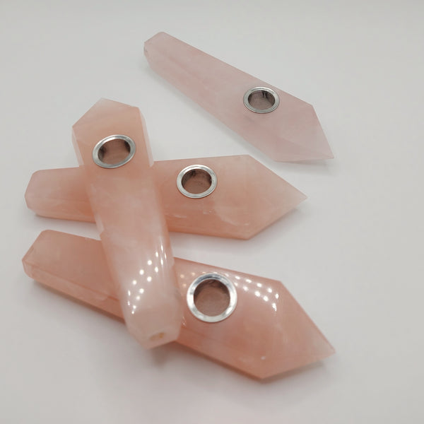 SALE!!! Rose Quartz Aromatherapy Pipe