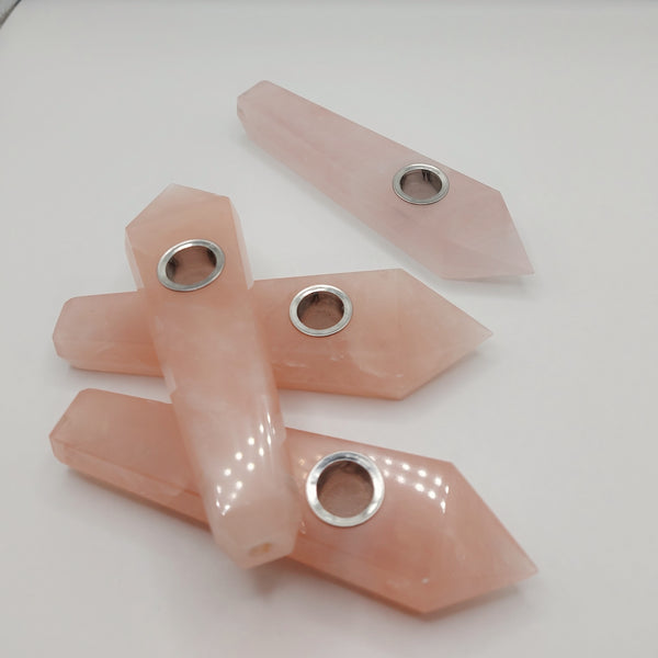 SALE!!! Rose Quartz Aromatherapy Pipe