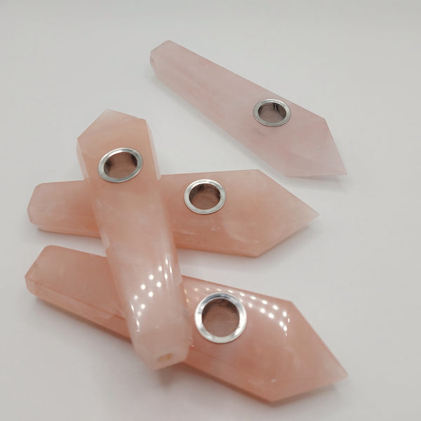 SALE!!! Rose Quartz Aromatherapy Pipe