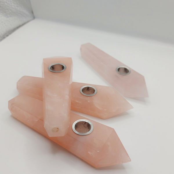 SALE!!! Rose Quartz Aromatherapy Pipe