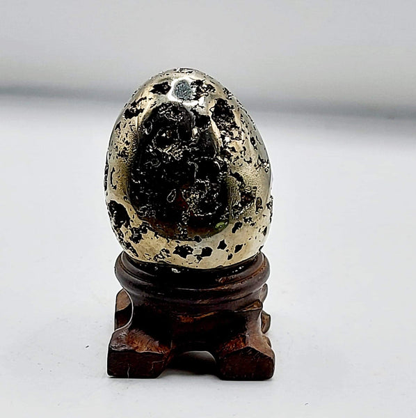 NEW!!! Pyrite Crystal Egg