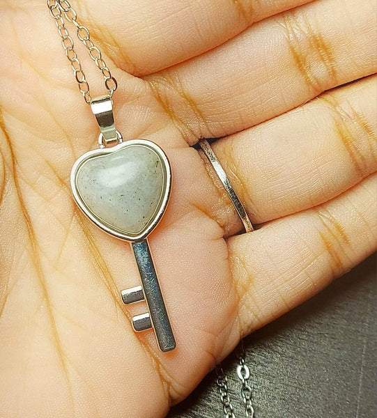 SALE!!! Labradorite Key Pendant