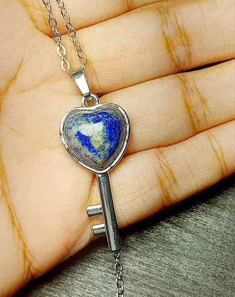 SALE!!! Lapis Lazuli Key Pendant