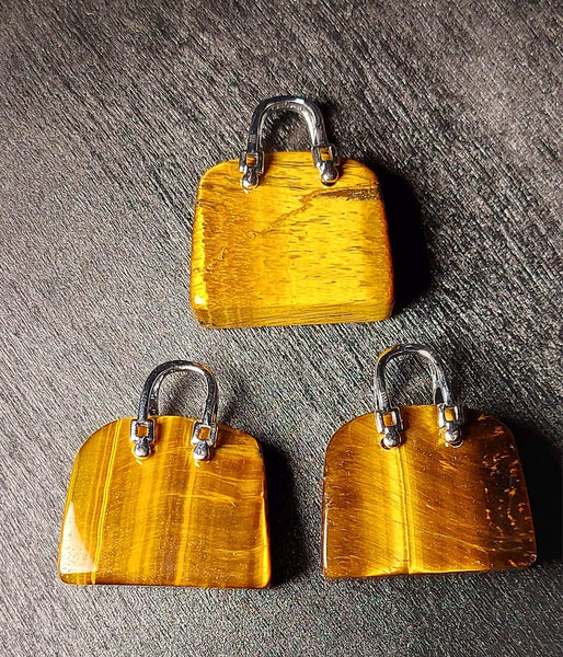 Mini Tiger's Eye Crystal Pocket Purse