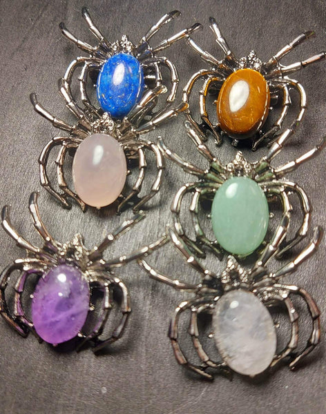 SALE!!! Golden Tiger's Eye Spider 2 in 1 Brooch & Pendant