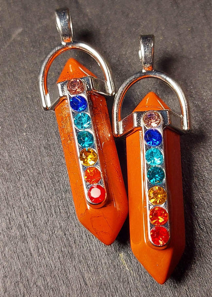 SALE!!! 7 Chakra Gemstone Pendant