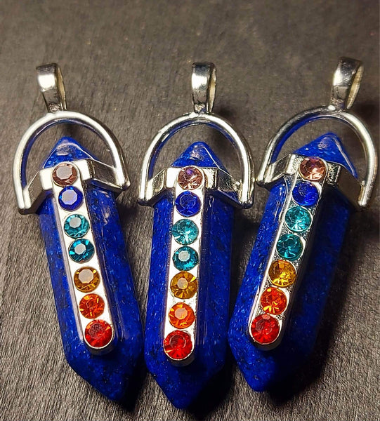 SALE!!! 7 Chakra Gemstone Pendant