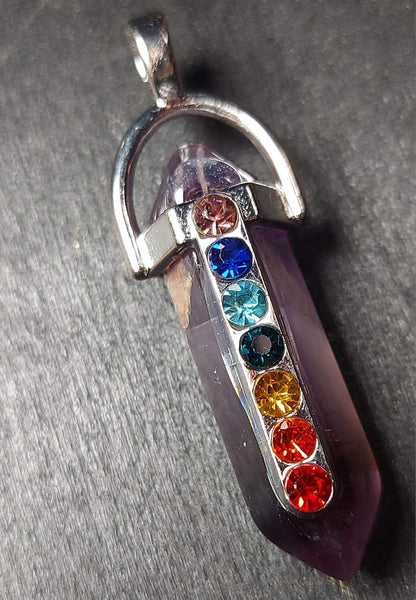 SALE!!! 7 Chakra Gemstone Pendant