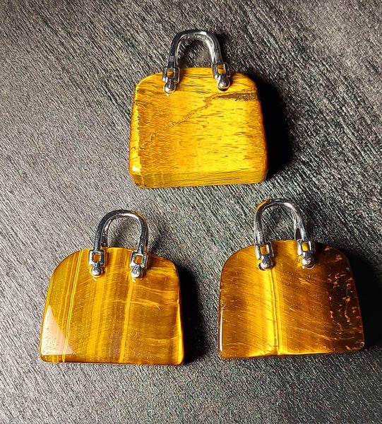 Mini Tiger's Eye Crystal Pocket Purse