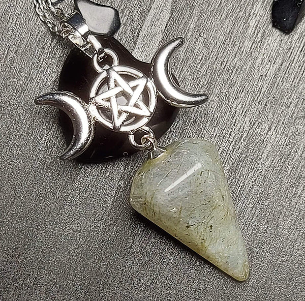 SALE!!! Moon Goddess Pendulum Pendant