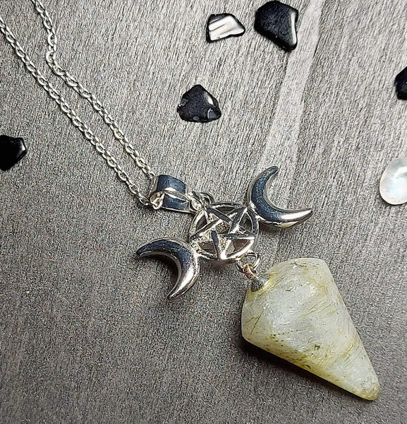 SALE!!! Moon Goddess Pendulum Pendant