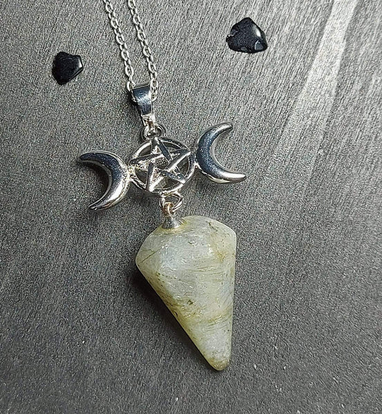 SALE!!! Moon Goddess Pendulum Pendant