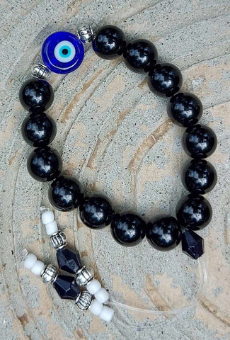 NEW!!! Evil Eye Onyx Empathy Beads