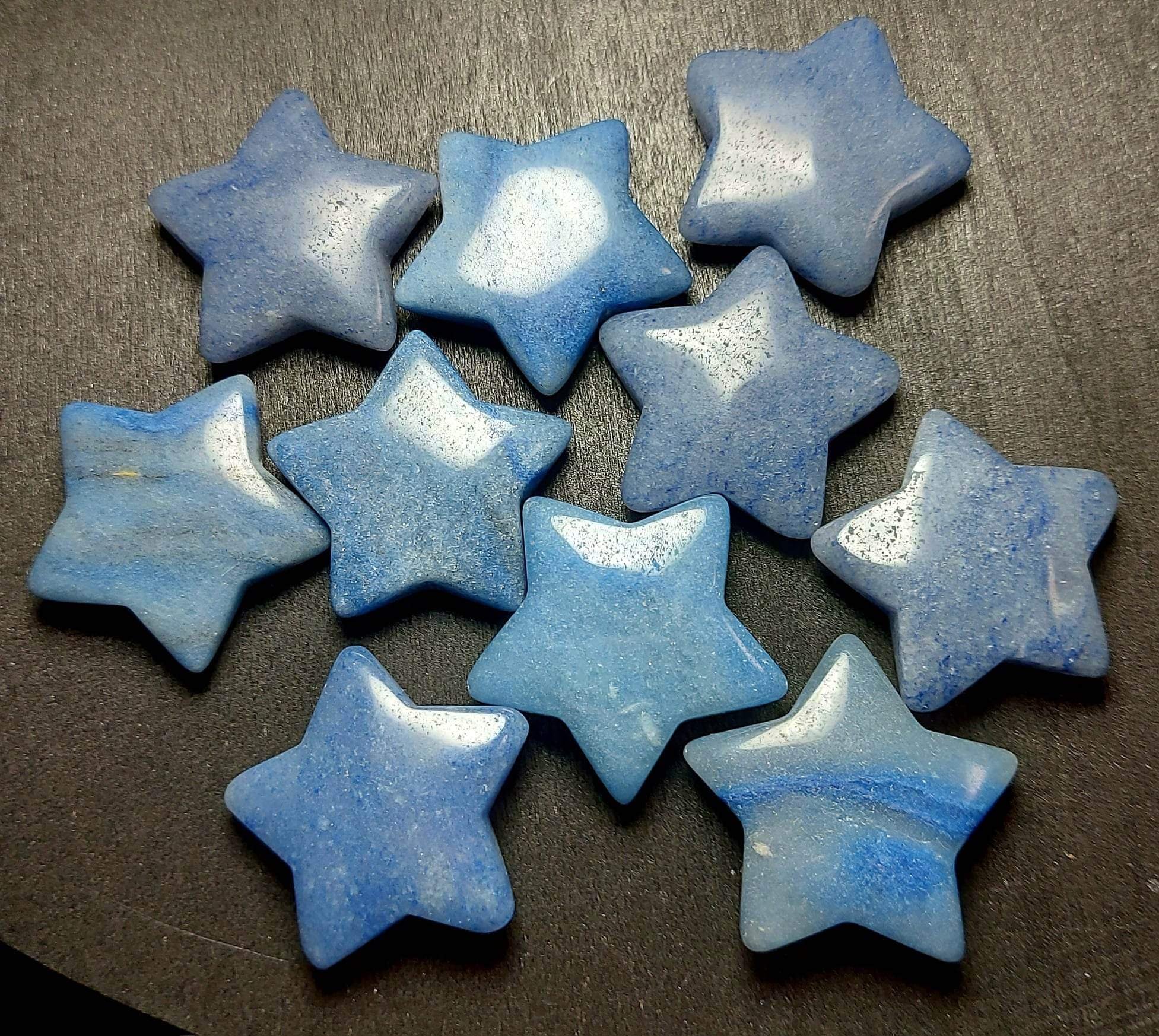 NEW!! Blue Quartzite Pocket Star